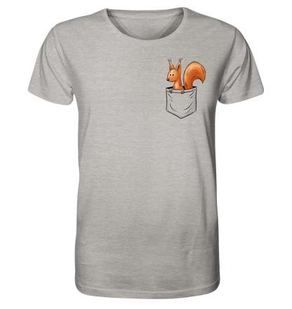 Lässiges Eichhörnchen In Tasche - Organic Shirt