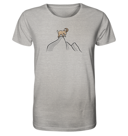 Ziegenbock in den Bergen - Organic Shirt