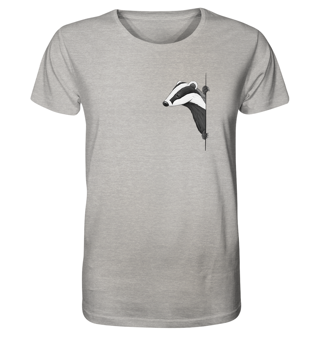 Lässiger Dachs Meister Grimbart - Organic Shirt