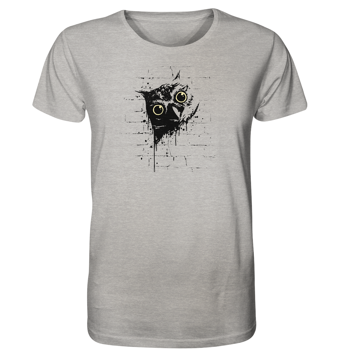 Lässige Street Art Eule - Organic Shirt