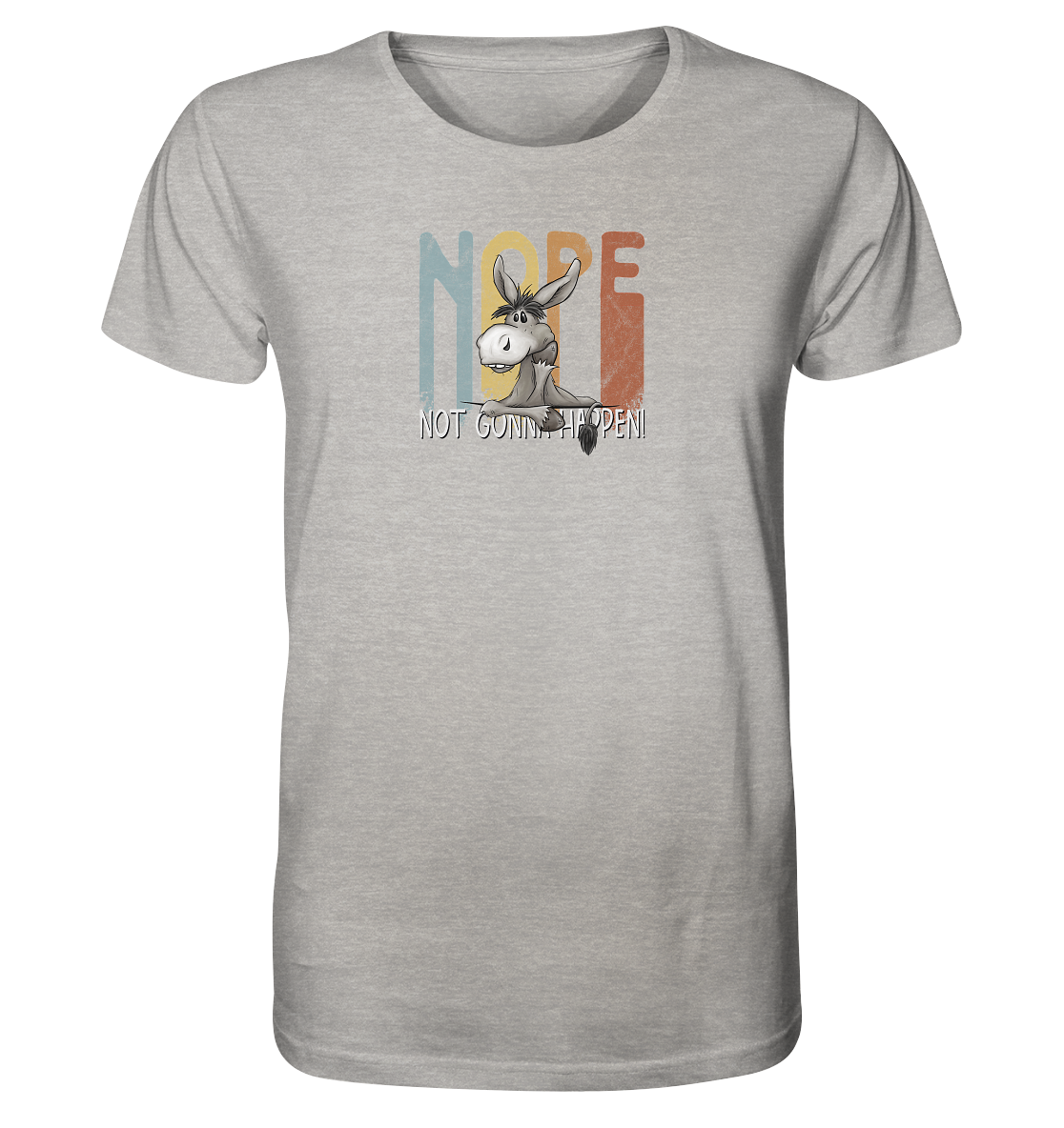 Nope | bockiger Esel - Organic Shirt
