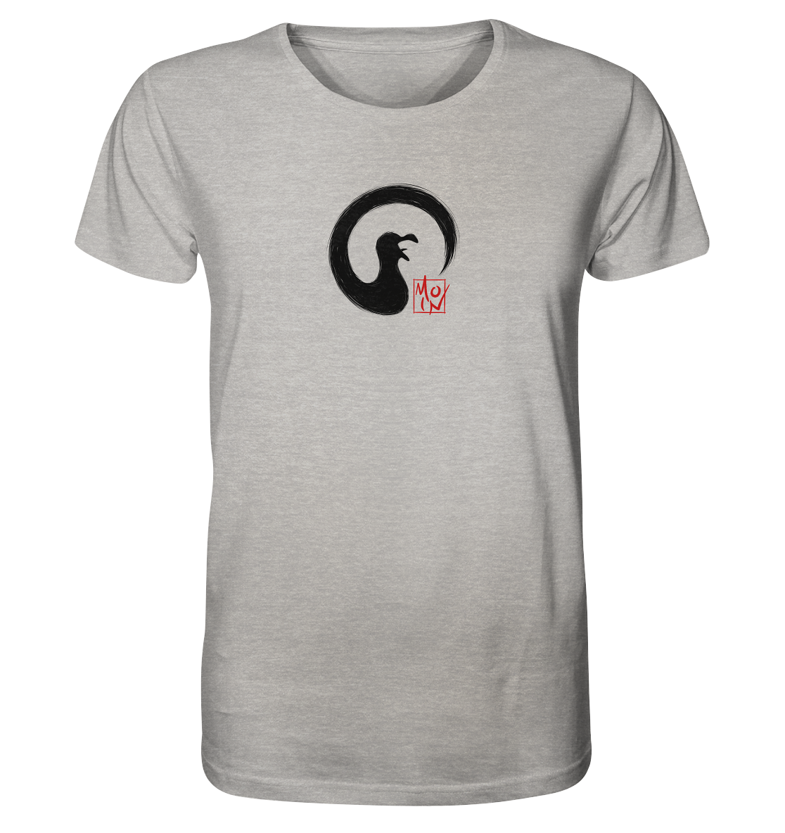 Moin kreischende japanische Enso Möwe - Organic Shirt