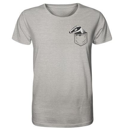 Lustig gemütlicher Dachs In der Tasche - Organic Shirt