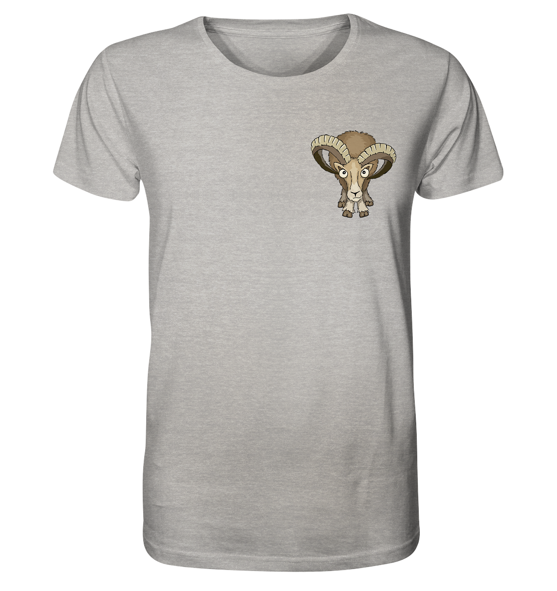 Bockiges Mufflon Widder Schafbock - Organic Shirt