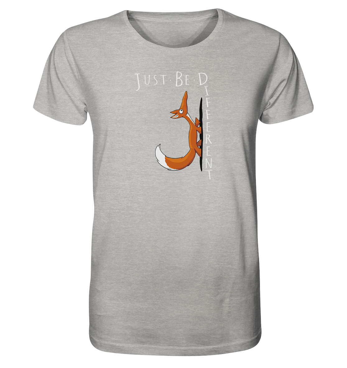 Just Be Different | Sei Anders, kleiner Fuchs - Organic Shirt