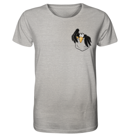 Kleiner Rabe | schwarze Krähe In Tasche - Organic Shirt