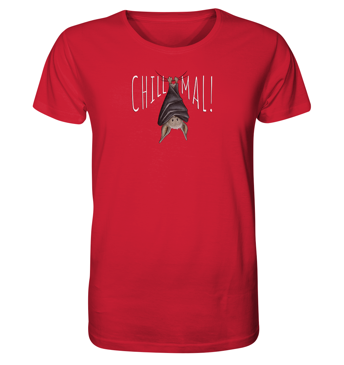 Chill Mal gemütliche Fledermaus - Organic Shirt