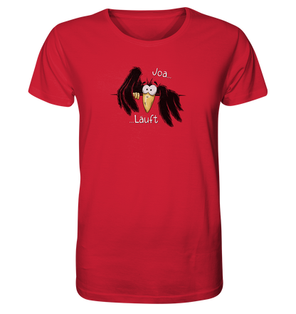 Joa Läuft Krähe gechillter Rabe - Organic Shirt