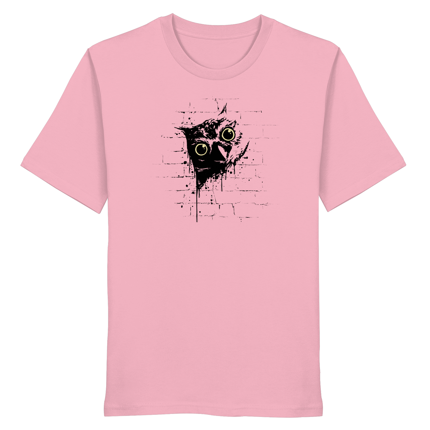 Lässige Street Art Eule - Organic Shirt