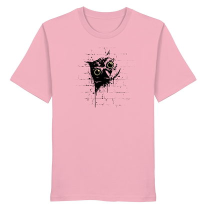 Lässige Street Art Eule - Organic Shirt