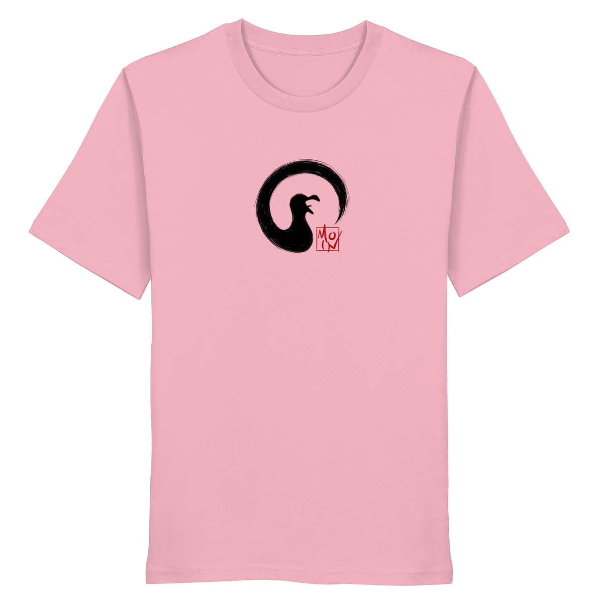 Moin kreischende japanische Enso Möwe - Organic Shirt