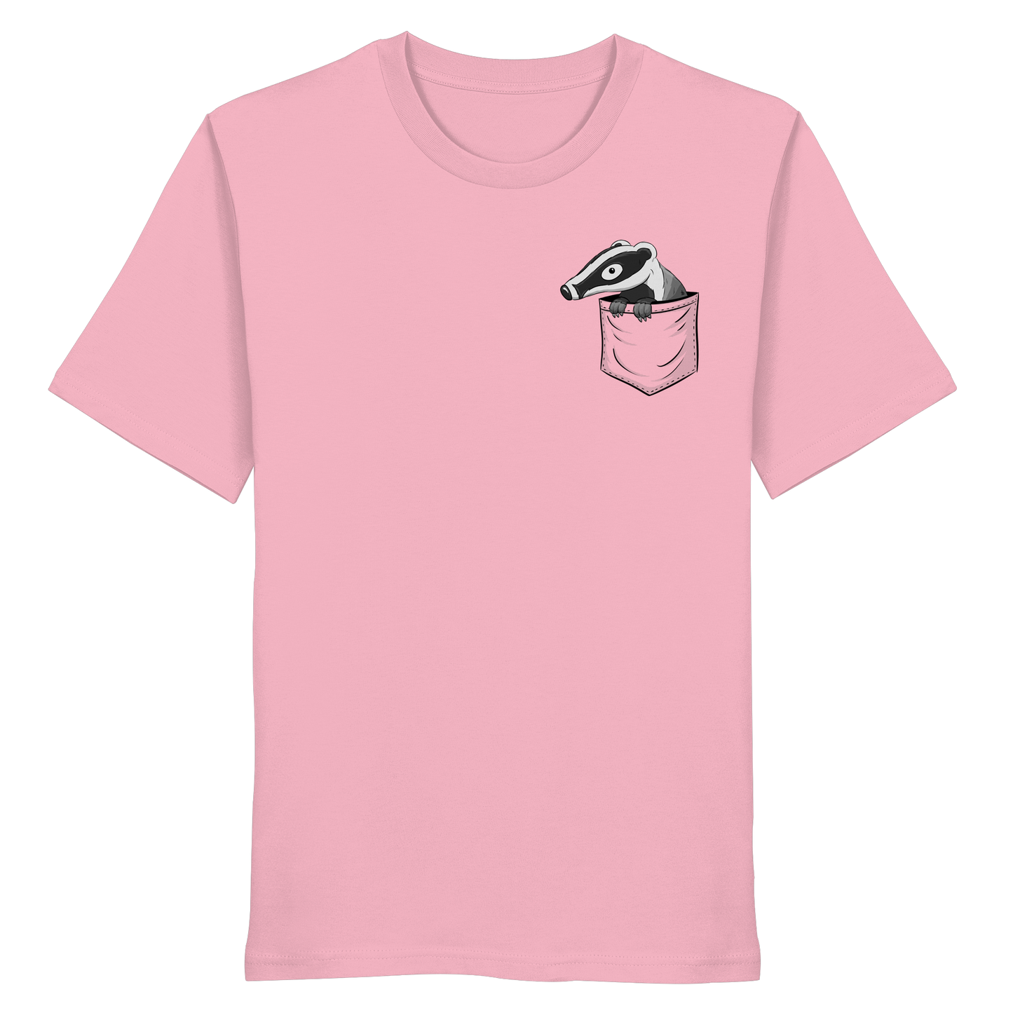 Lustig gemütlicher Dachs In der Tasche - Organic Shirt