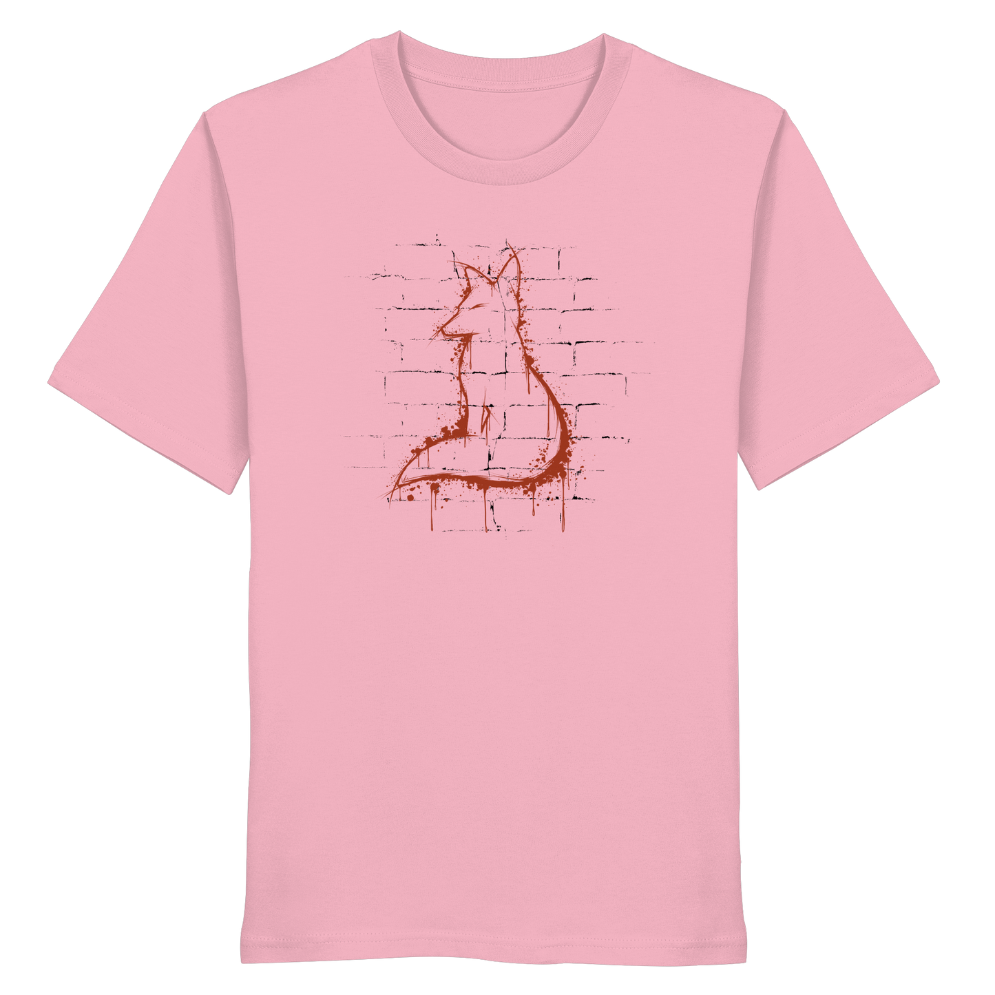 Street Art Fuchs Silhouette - Organic Shirt