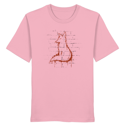 Street Art Fuchs Silhouette - Organic Shirt