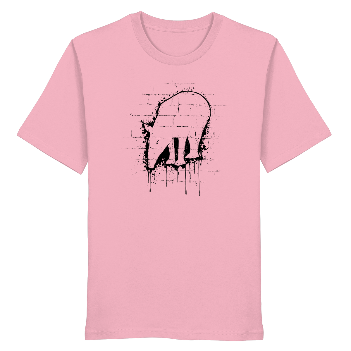 Urban Street Art Tapir Silhouette - Organic Shirt