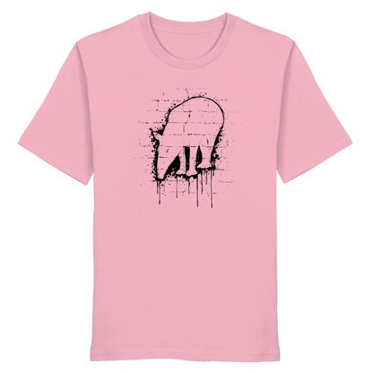 Urban Street Art Tapir Silhouette - Organic Shirt