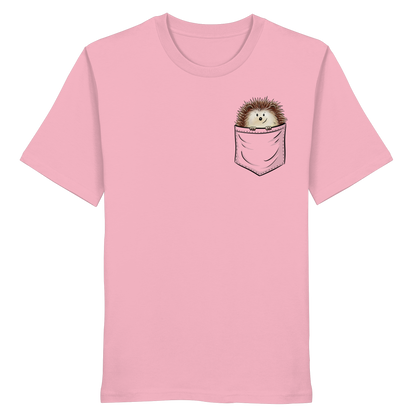 Lustiger Igel in Deiner Brust-Tasche - Organic Shirt