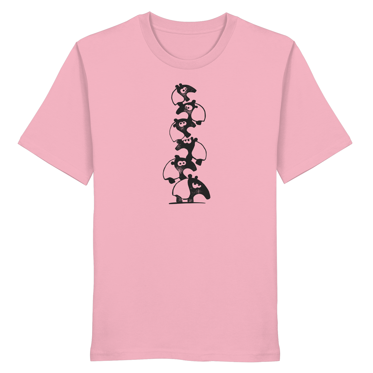 Lustiger Haufen aus Schabracken-Tapiren - Organic Shirt