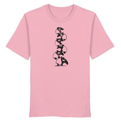 Lustiger Haufen aus Schabracken-Tapiren - Organic Shirt