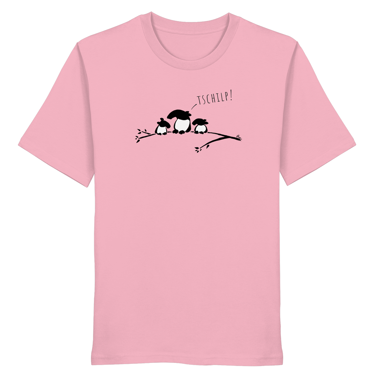 Drei kleine Tapir-Vögel - Organic Shirt