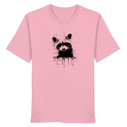 Funky Street Art Waschbär - Organic Shirt