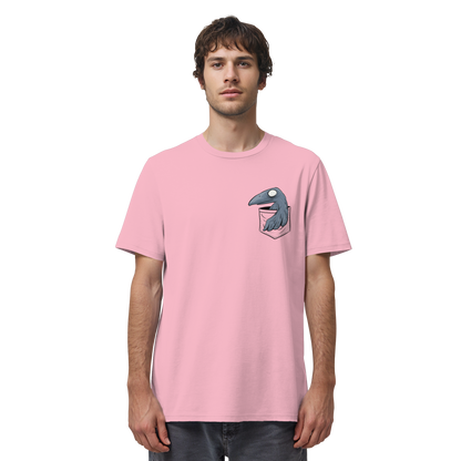 Grufti Rabe Krähe in der Tasche - Organic Shirt