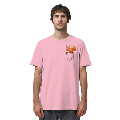 Lässiges Eichhörnchen In Tasche - Organic Shirt