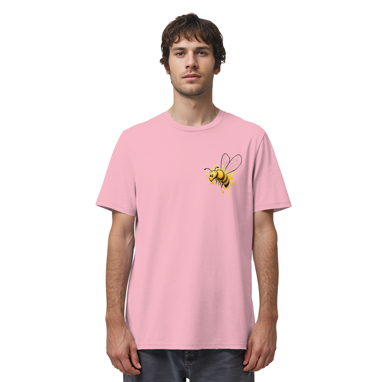 Lässige kleine Honig-Biene - Organic Shirt