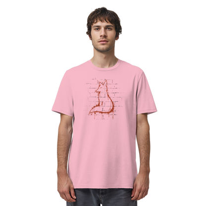 Street Art Fuchs Silhouette - Organic Shirt