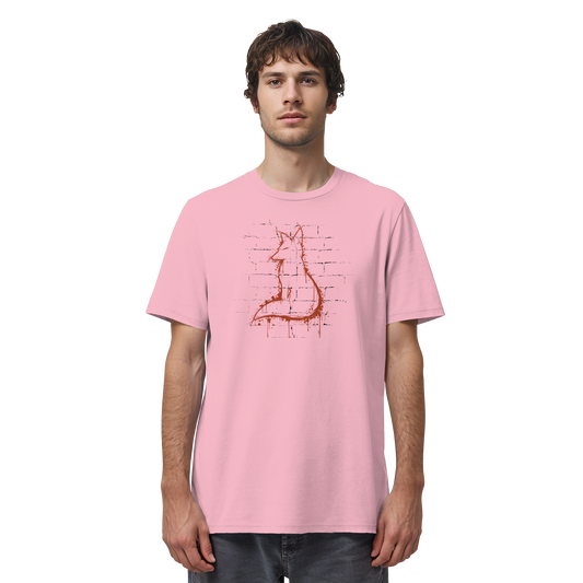 Street Art Fuchs Silhouette - Organic Shirt