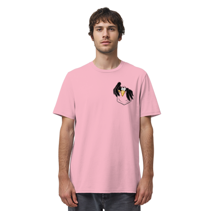 Kleiner Rabe | schwarze Krähe In Tasche - Organic Shirt