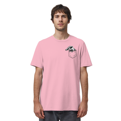Lustig gemütlicher Dachs In der Tasche - Organic Shirt