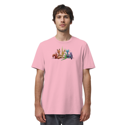 Regenbogen Tiere für Freundschaft, Toleranz und Vielfalt - Organic Shirt