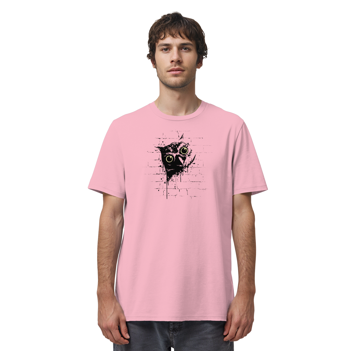 Lässige Street Art Eule - Organic Shirt