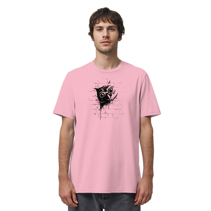 Lässige Street Art Eule - Organic Shirt
