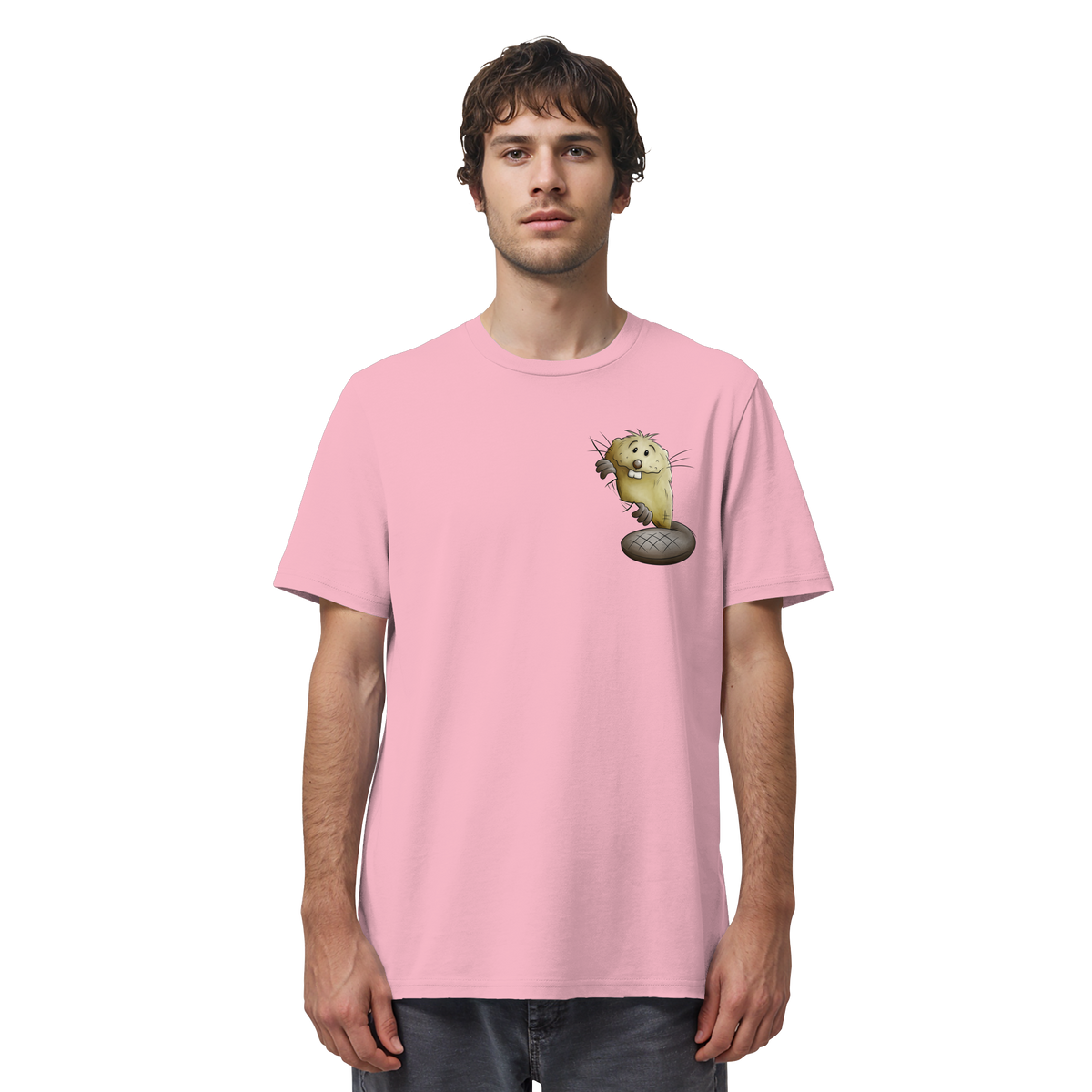 Lustiger frecher Biber - Organic Shirt