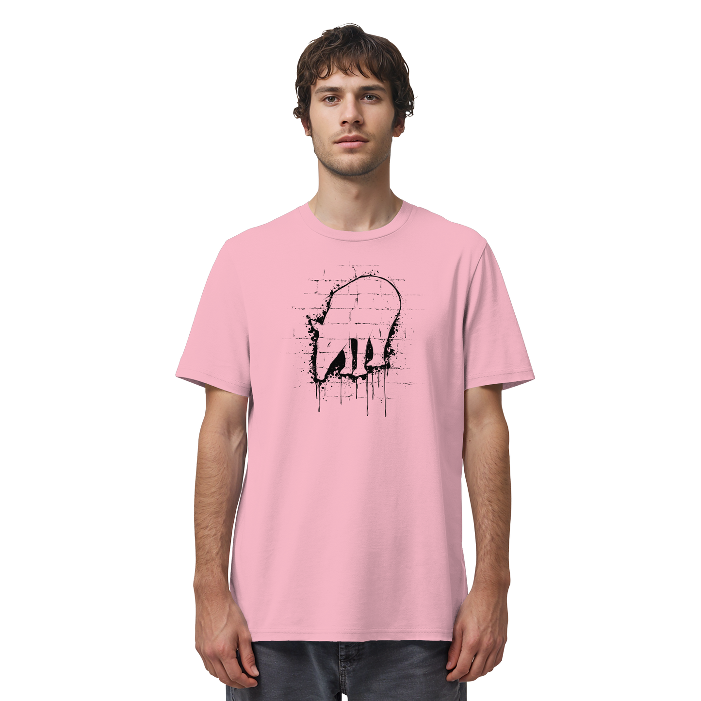 Urban Street Art Tapir Silhouette - Organic Shirt