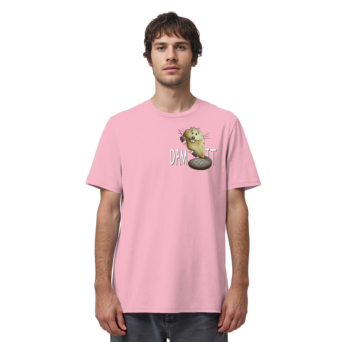 Dam It Verdammt Lustiger Biber - Organic Shirt