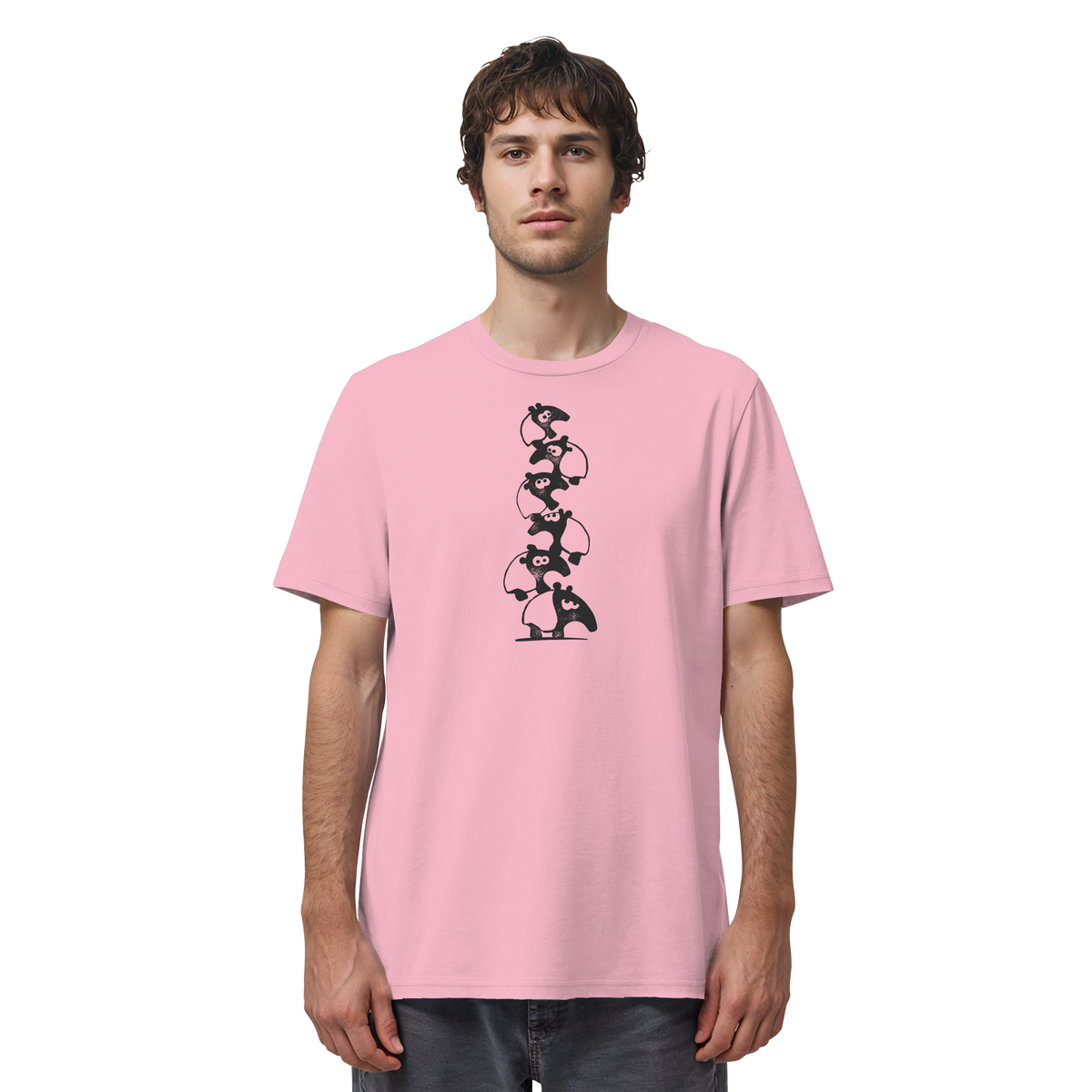 Lustiger Haufen aus Schabracken-Tapiren - Organic Shirt