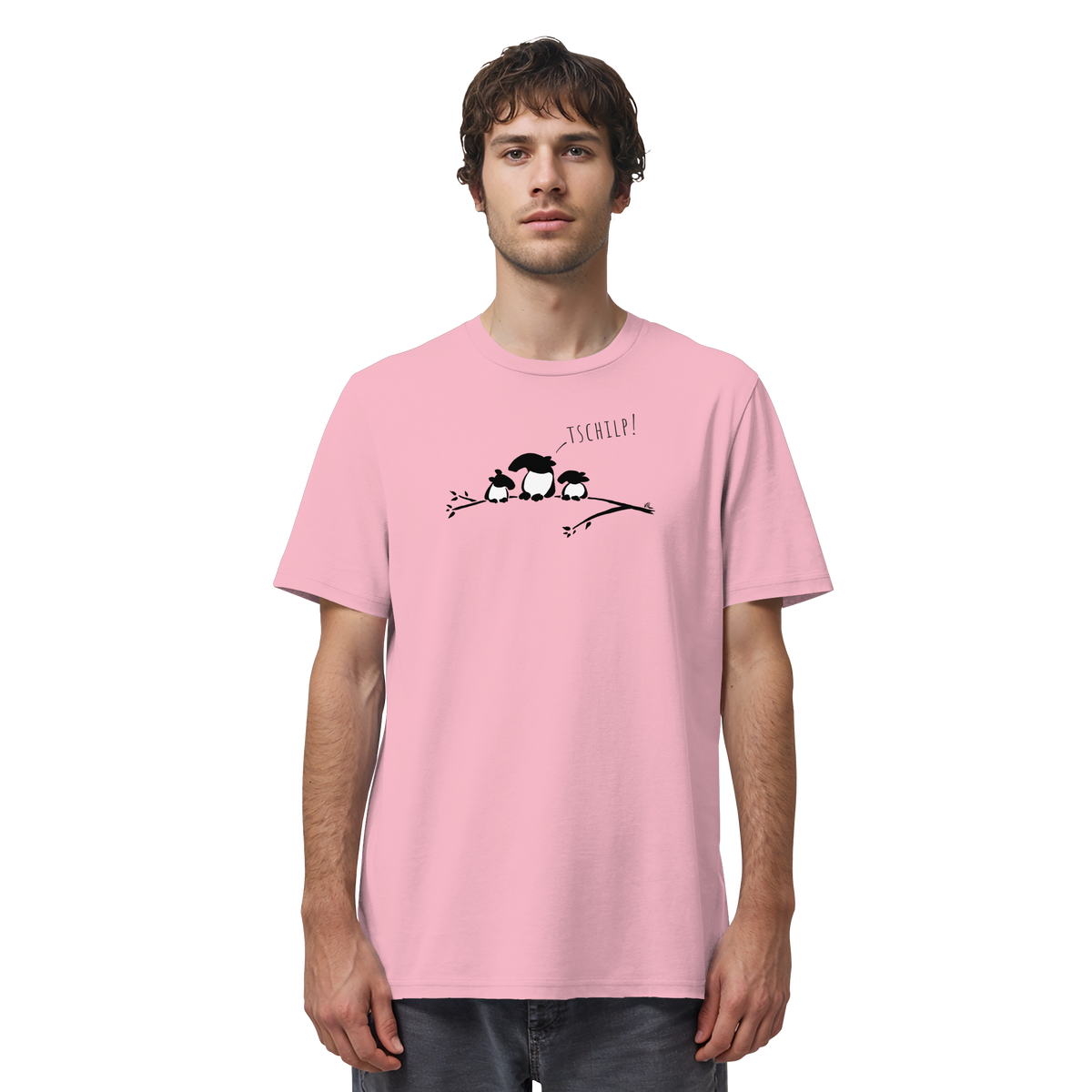 Drei kleine Tapir-Vögel - Organic Shirt