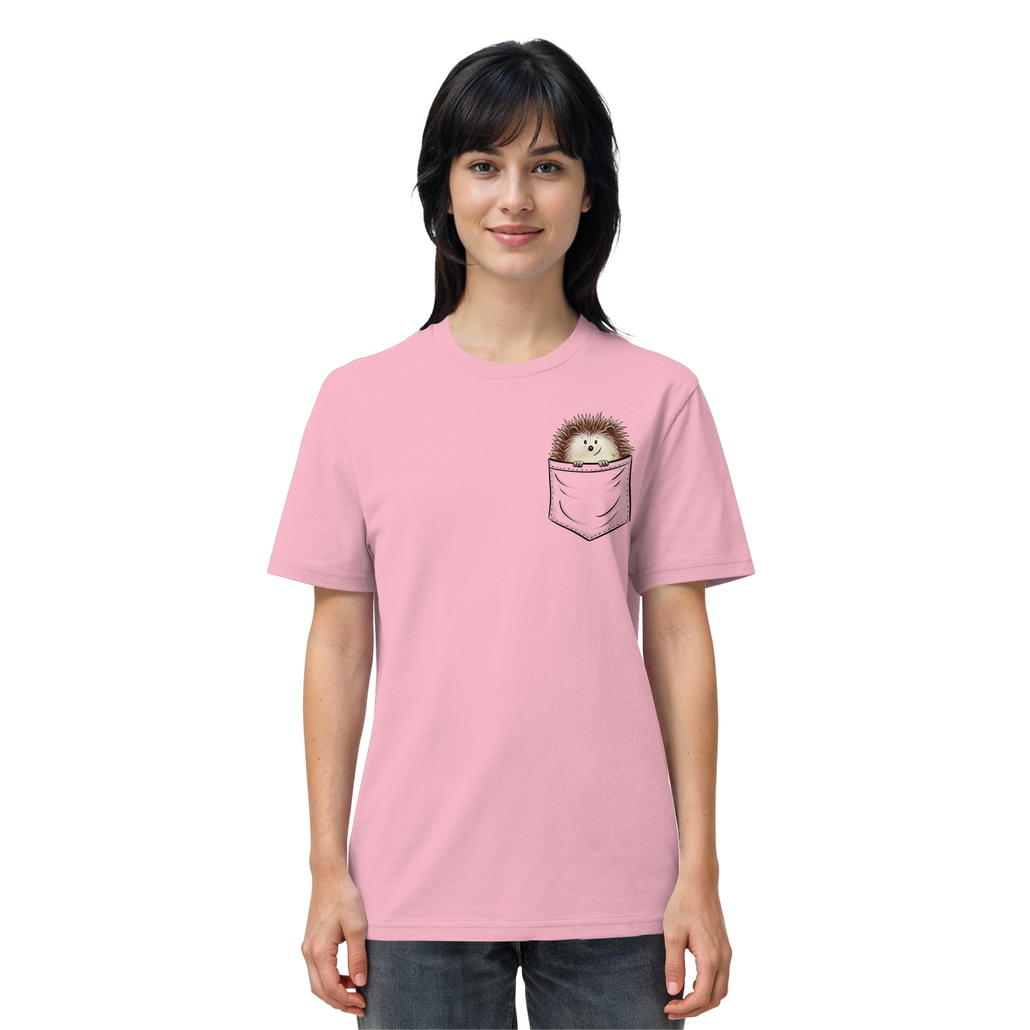 Lustiger Igel in Deiner Brust-Tasche - Organic Shirt