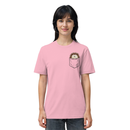 Lustiger Igel in Deiner Brust-Tasche - Organic Shirt