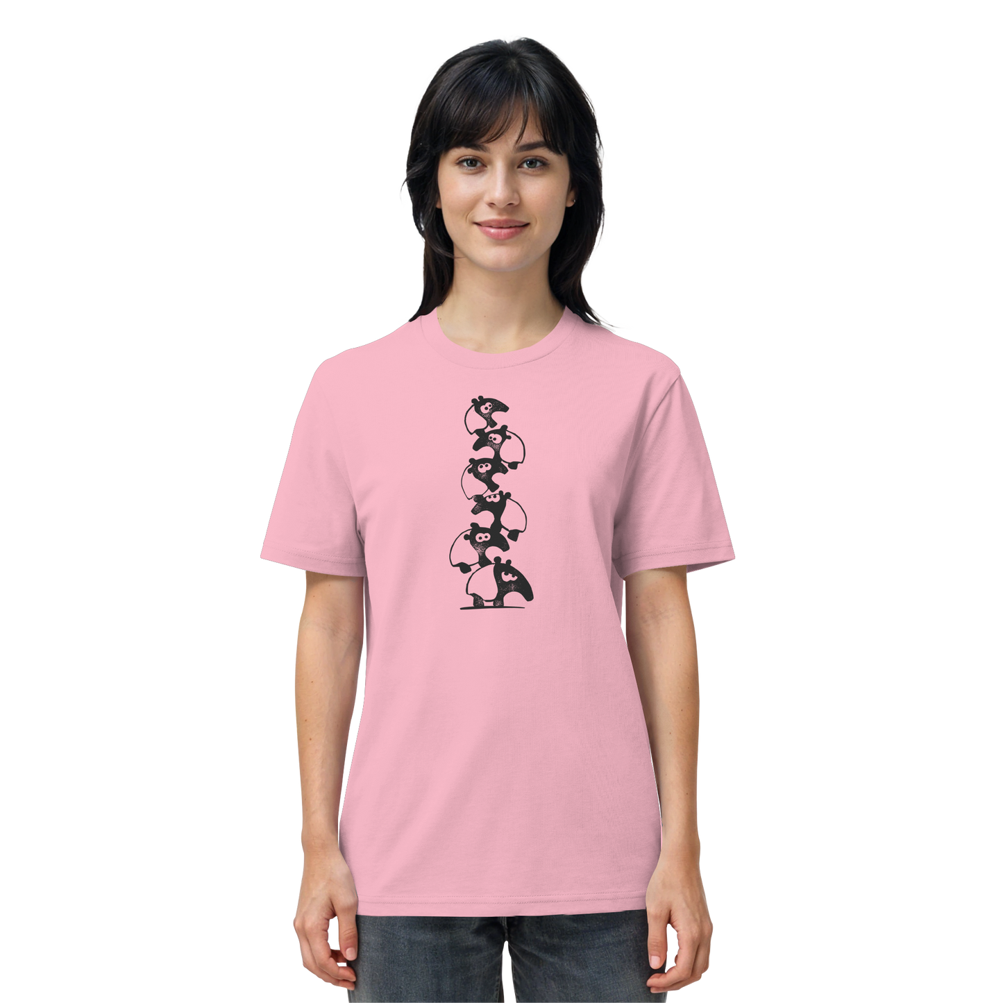 Lustiger Haufen aus Schabracken-Tapiren - Organic Shirt