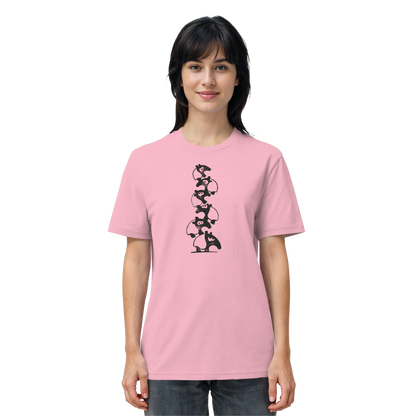 Lustiger Haufen aus Schabracken-Tapiren - Organic Shirt