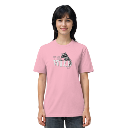 Bisschen wild heute! Waschbär - Organic Shirt