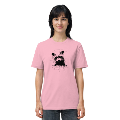 Funky Street Art Waschbär - Organic Shirt