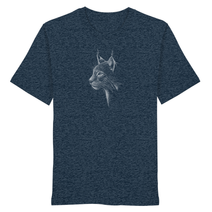 Luchs Kritzelkunst Wildkatze Illustration - Organic Shirt