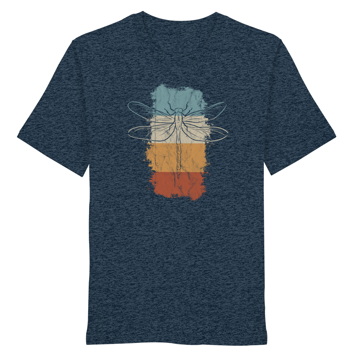 Retro Kunst Libelle | Vintage Dragonfly - Organic Shirt