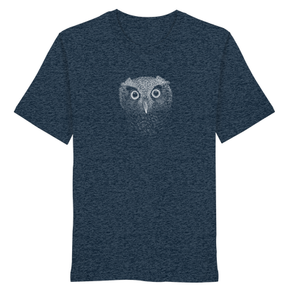 Eule Kritzelkunst Illustration - Organic Shirt