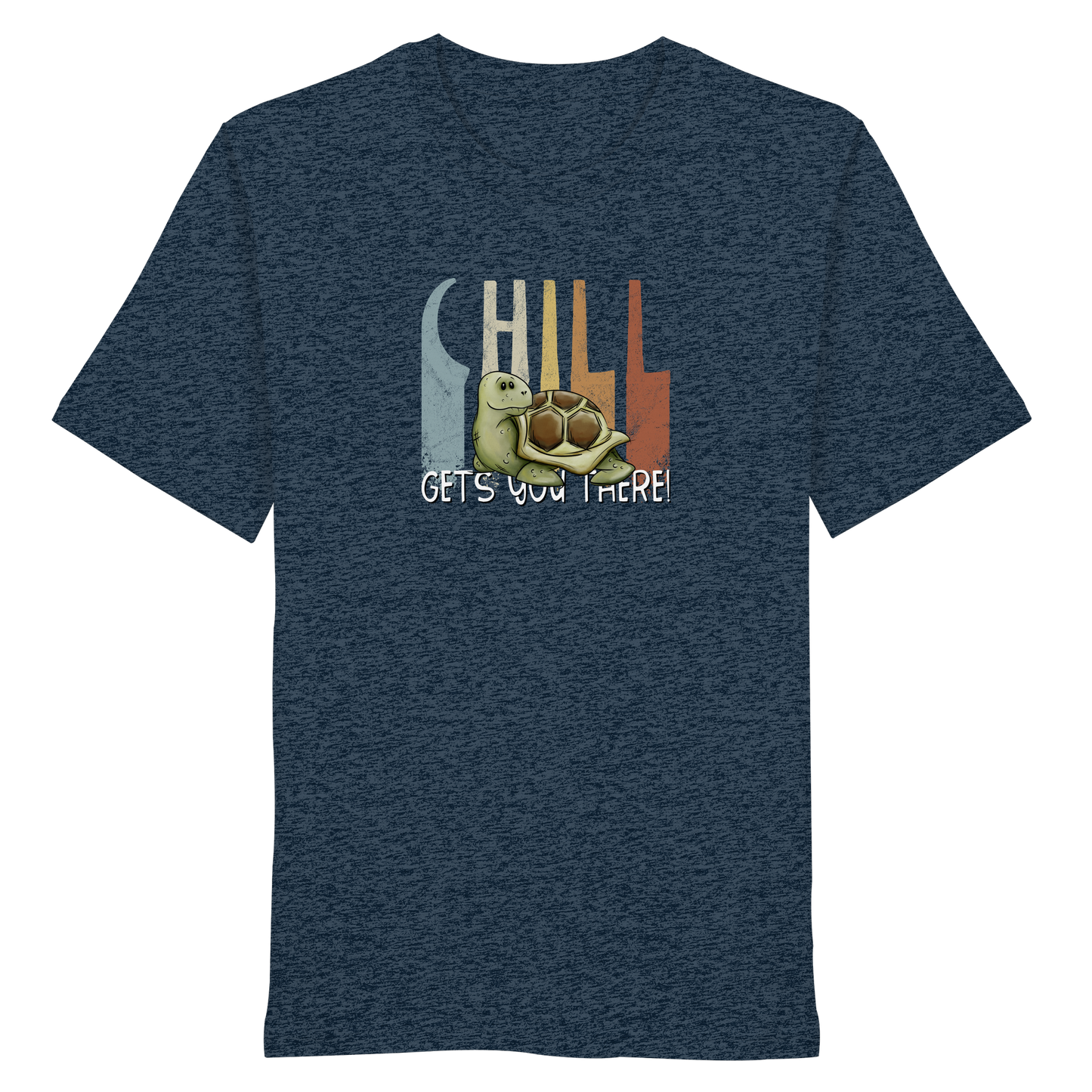 Gechillt gemütliche Schildkröte - Organic Shirt